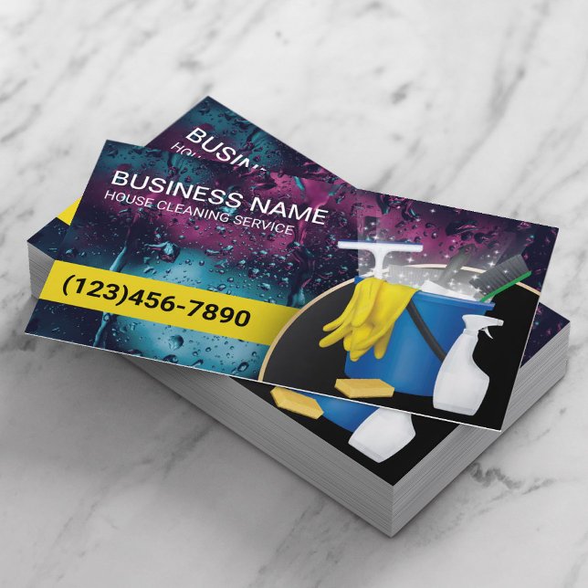 Tarjeta De Visita Servicio de Limpieza Mantenimiento profesional de  (Subido por el creador)
