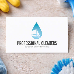 Tarjeta De Visita Servicio de limpieza profesional, lavado a presión