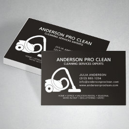 Tarjeta De Visita Servicio de limpieza profesional para el hogar y l