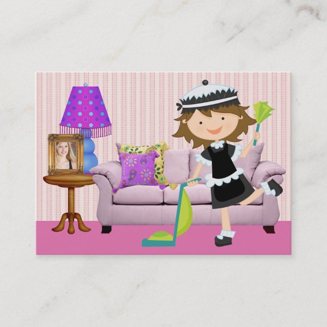 Tarjeta De Visita Servicio de limpieza - SRF (Anverso)