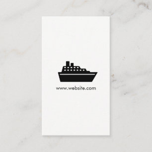 Tarjeta De Visita Servicio de línea de crucero/agente de viajes