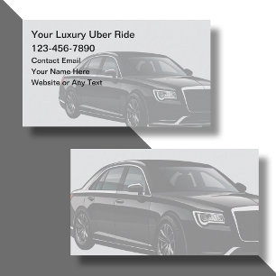 Tarjeta De Visita Servicio de llamadas de Uber