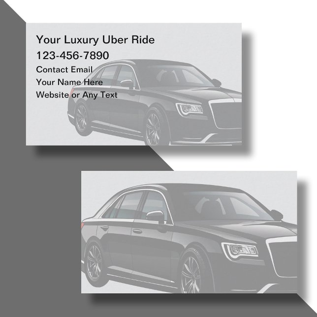 Tarjeta De Visita Servicio de llamadas de Uber (Subido por el creador)