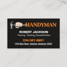 Tarjeta De Visita Servicio de Mano de Obra