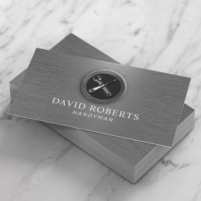 Tarjeta De Visita Servicio de mantenimiento de Handman Reparación au (Subido por el creador)