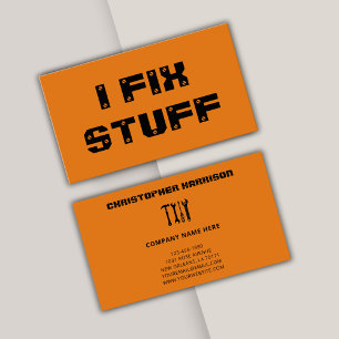 Tarjeta De Visita Servicio de mantenimiento de reparación profesiona