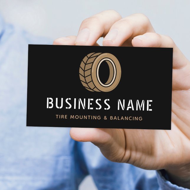 Tarjeta De Visita Servicio de montaje de neumáticos y equilibrio de  (Subido por el creador)