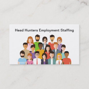 Tarjeta De Visita Servicio de Personal de Agencia de Empleo