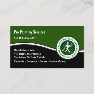 Tarjeta De Visita Servicio de Pintor Profesional