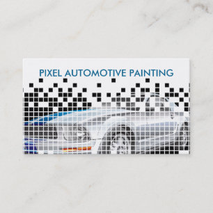 Tarjeta De Visita Servicio de pintura automotriz