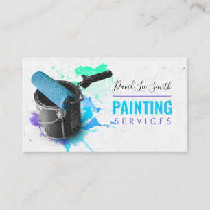 Tarjeta De Visita Servicio de pintura profesional