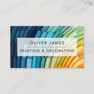 Tarjeta De Visita Servicio de pintura profesional Painter & decorato