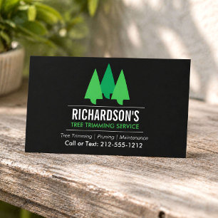 Tarjeta De Visita Servicio de poda de árboles