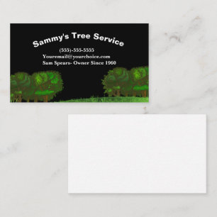 Tarjeta De Visita Servicio de recorte de árbol profesional