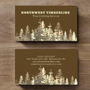 Tarjeta De Visita Servicio de recorte de árbol profesional