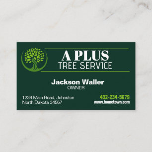 Tarjeta De Visita Servicio de recorte de árboles