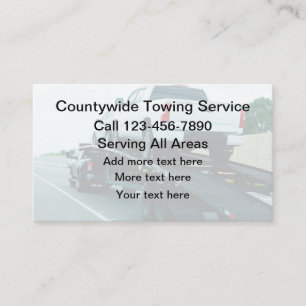 Tarjeta De Visita Servicio de remolque Cool Automotriz
