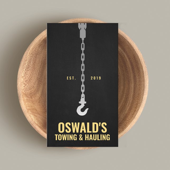 Tarjeta De Visita Servicio de remolque y aterrizaje (Subido por el creador)