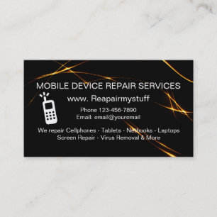 Tarjeta De Visita Servicio de reparación de dispositivos móviles