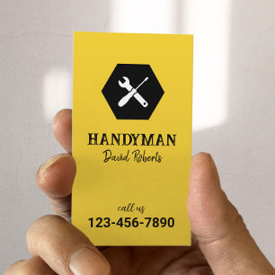 Tarjeta De Visita Servicio de reparación de fontanería Handman Plumb