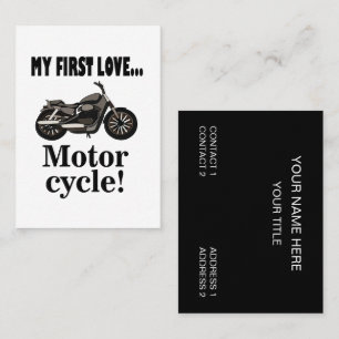 Tarjeta De Visita Servicio de reparación de mecánico de motocicletas