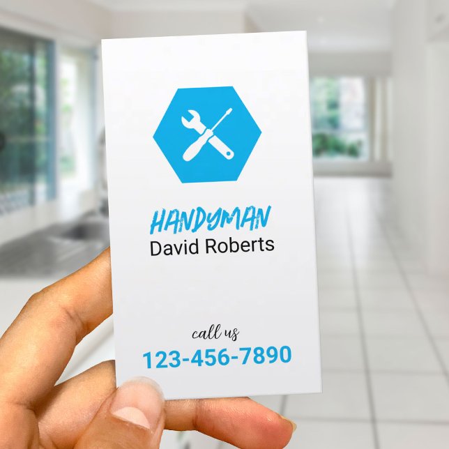 Tarjeta De Visita Servicio de reparación del complemento de Handyman (Subido por el creador)