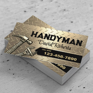 Tarjeta De Visita Servicio de Reparación y Mantenimiento de Mano de 