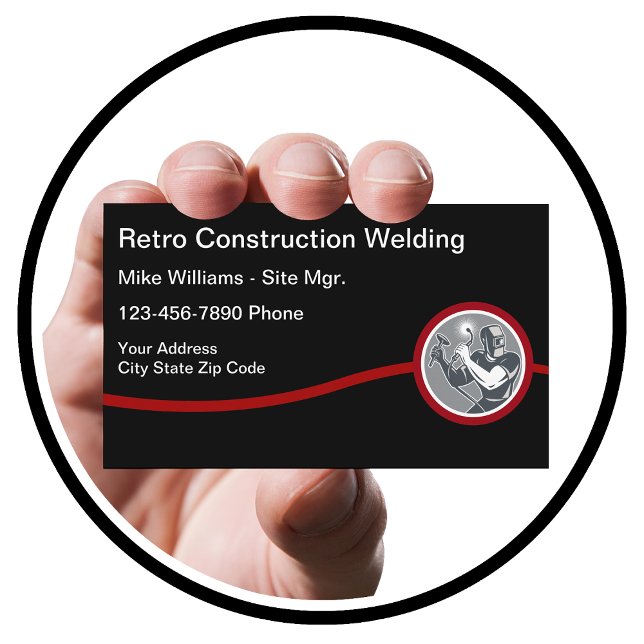 Tarjeta De Visita Servicio de soldadura de construcción (Subido por el creador)