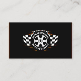 Tarjeta De Visita Servicio de taller de reparación mecánica de coche