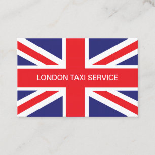 Tarjeta De Visita Servicio de taxi en Londres Reino Unido