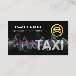 Tarjeta De Visita Servicio de taxista ultrarrápido