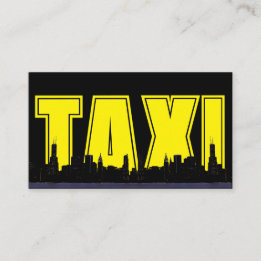 Tarjeta De Visita Servicio de taxistas de línea aérea de la ciudad d