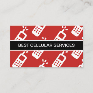 Tarjeta De Visita Servicio de Telefonía Móvil Celular
