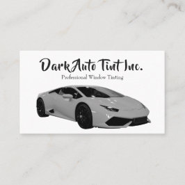 Tarjeta De Visita Servicio de tintes de ventanas automáticas de coch