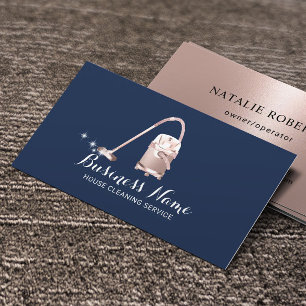 Tarjeta De Visita Servicio de tintorería de la marina de aspiración 