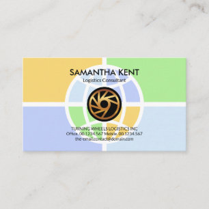 Tarjeta De Visita Servicio de Transporte de Modos Logísticos Global