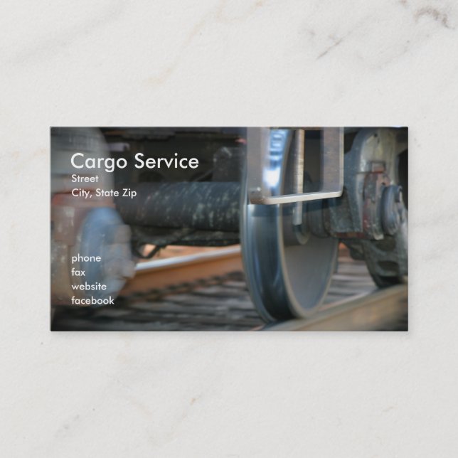 Tarjeta De Visita Servicio del cargo (Anverso)