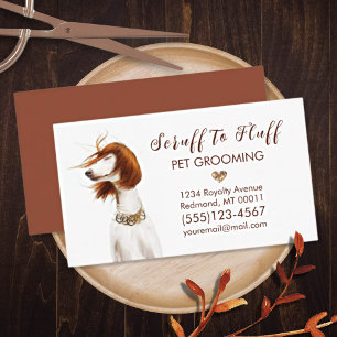Tarjeta De Visita Servicio Grooming Groomer Mascota de Perro