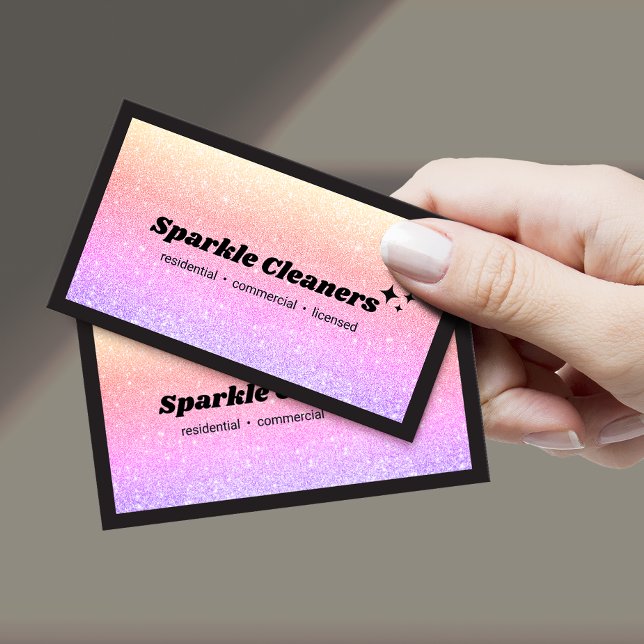 Tarjeta De Visita Servicio Holográfico de Limpieza de Casa de Purpur (Subido por el creador)