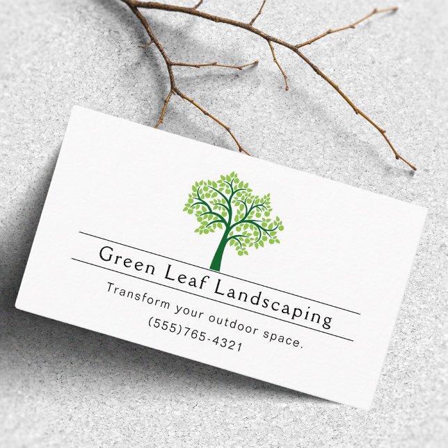 Tarjeta De Visita Servicio Landscaping Yard Garden (Subido por el creador)