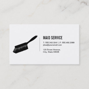 Tarjeta De Visita Servicio Maid