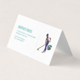 Tarjeta De Visita Servicio Maid
