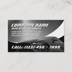 Tarjeta De Visita Servicio moderno de automóviles