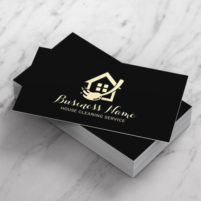 Tarjeta De Visita Servicio moderno de limpieza de casas para niños d (Subido por el creador)