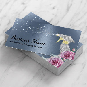 Tarjeta De Visita Servicio moderno de limpieza de pulverización de p