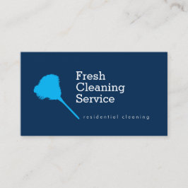 Tarjeta De Visita Servicio moderno de limpieza, Housekeeper II