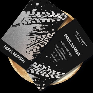 Tarjeta De Visita Servicio moderno de reparación mecánica automática