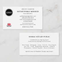 Servicio móvil de logotipo de notaría