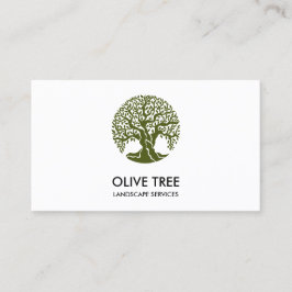 Tarjeta De Visita servicio paisajístico profesional y cuidado del cé