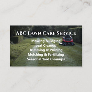 Tarjeta De Visita Servicio Premium Lawnpro